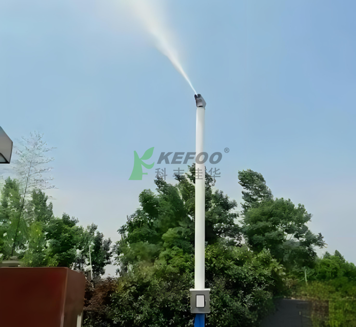 兩種攪拌站噴霧降塵設(shè)備實現(xiàn)環(huán)保自動化管理